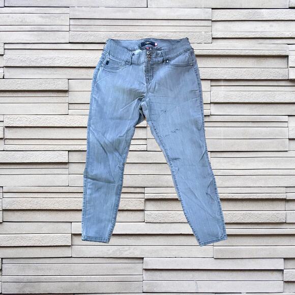 Torrid Gray Denim Jeggings Sz. 16 - Picture 4 of 8